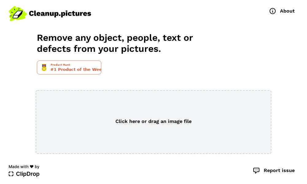 Screenshot of Cleanup.pictures