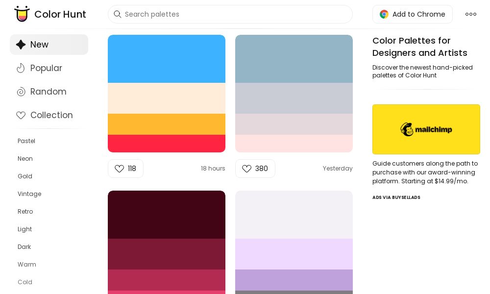 Screenshot of Color Hunt