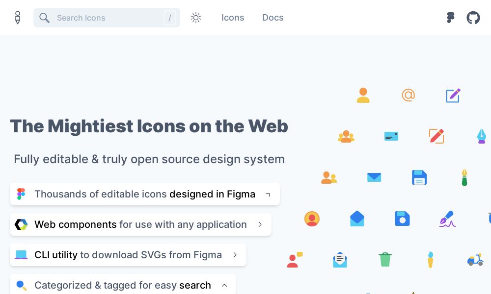 Screenshot of glyphs.fyi