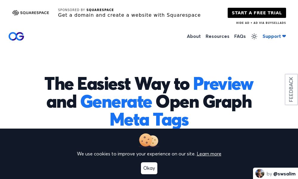 Screenshot of Opengraph