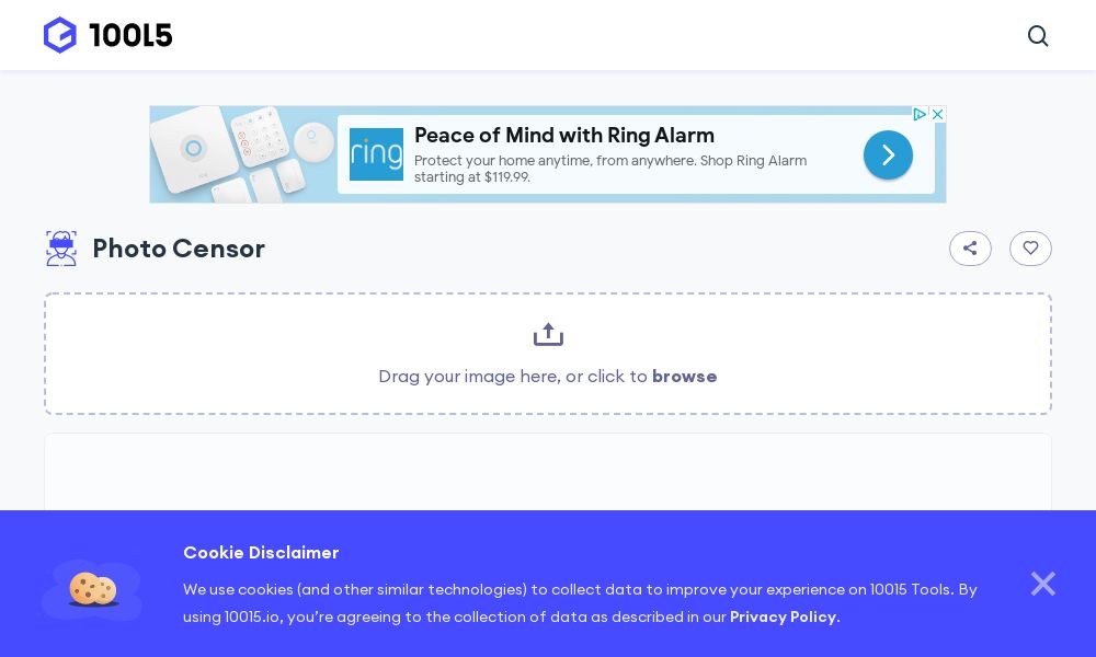 Screenshot of Photo Censor