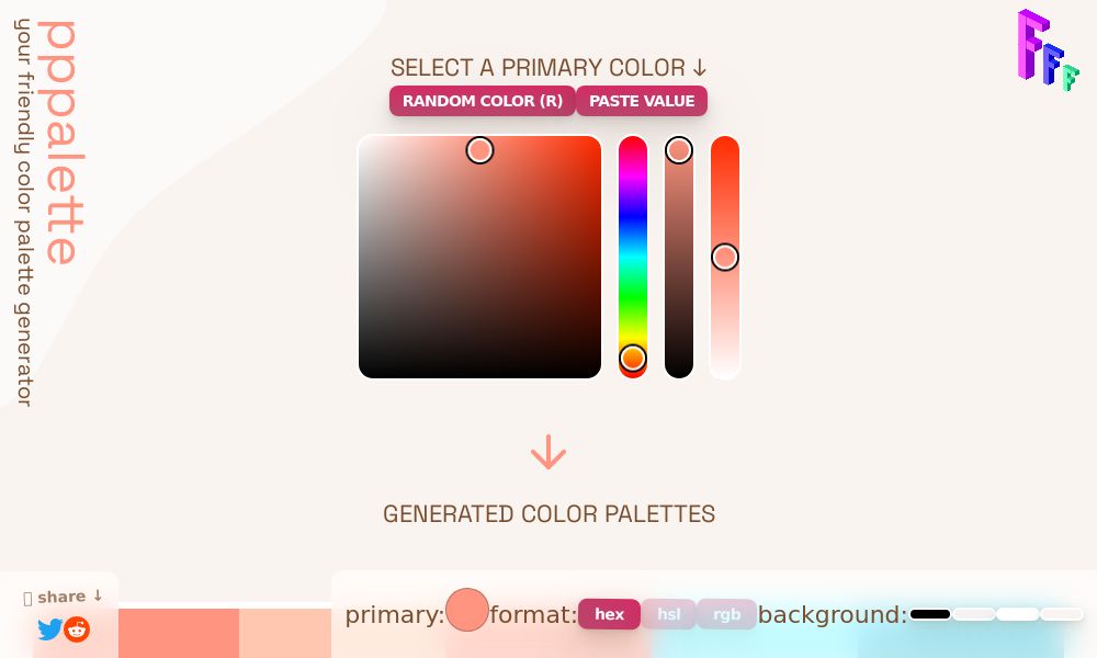 Screenshot of pppalette