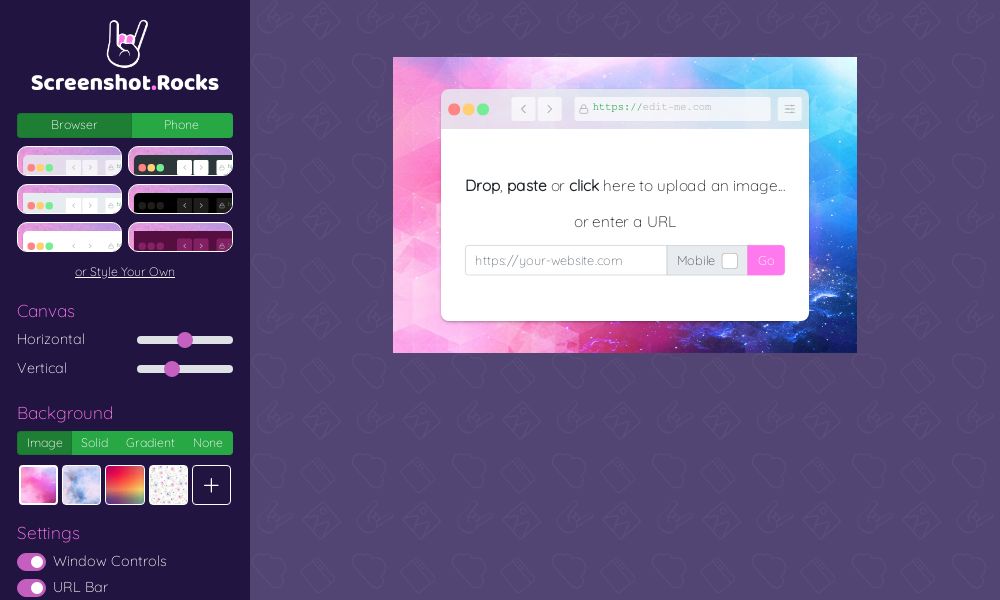 Screenshot of Screenshot.Rocks