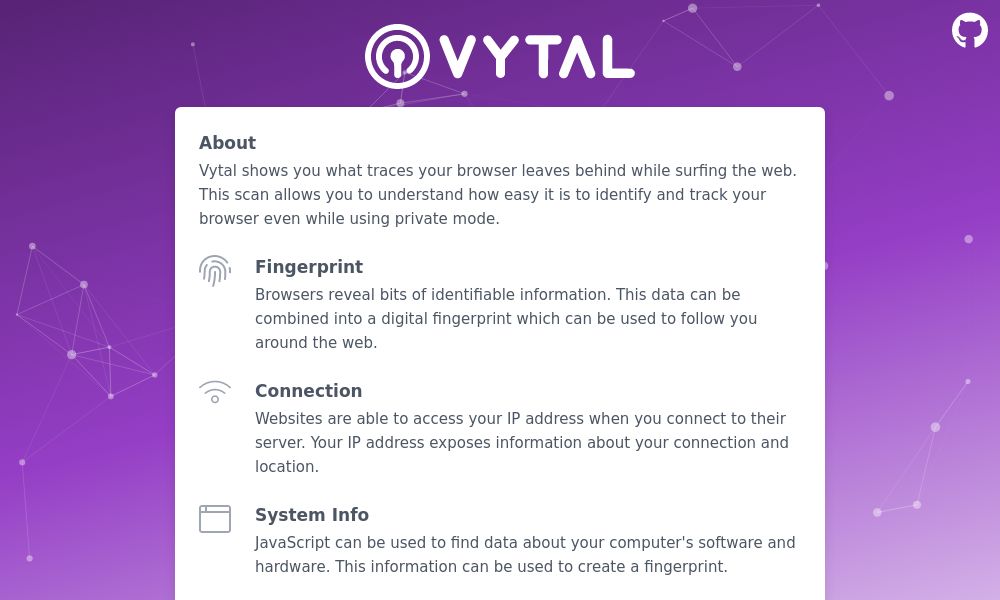 Screenshot of Vytal