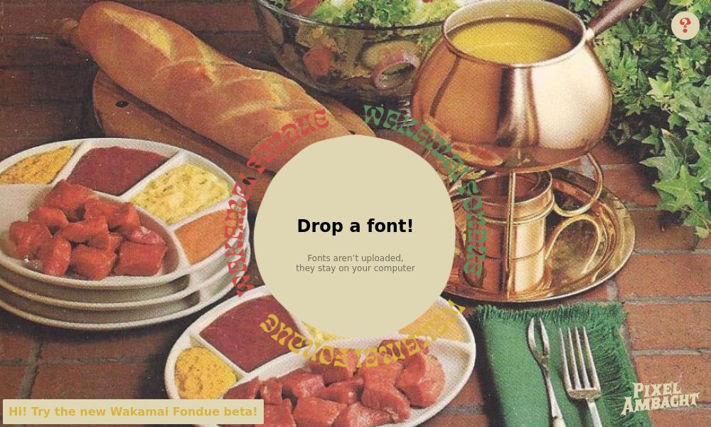 Screenshot of Wakamai Fondue